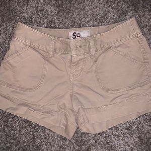 Tan shorts